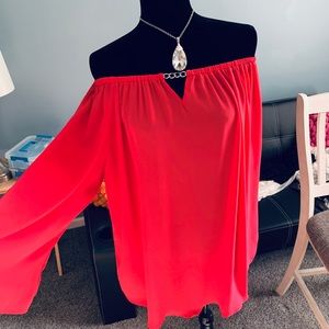 Open sleeve blouse